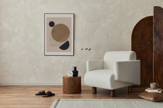 Eau bleue avec des ondulations à la surface